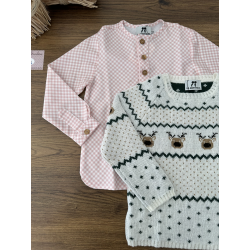 CAMISA VIVO M/LARGA VICHY , LA MARTINICA