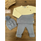 CONJUNTO PANTALON MÁS SUETER Y GORRO ZARZAL , BABIDU