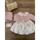 VESTIDO PUNTO/TELA MÁS CAPOTA , POPYS