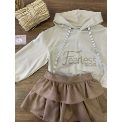 CONJUNTO INFANTIL NIÑA FALDA SHORT , MARTA Y PAULA