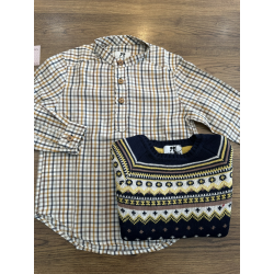 CAMISA MAO M/LARGA CUADROS , LA MARTINICA