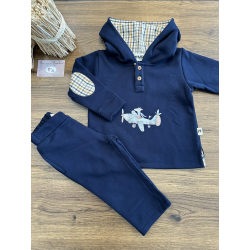 SUDADERA NIÑO MÁS PANTALÓN LARGO FELPA , LA MARTINICA