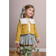 BRAGA VOLANTES PATITOS MÁS BLUSA Y CHAQUETA 3/4 AMARILLA , LA MARTINICA