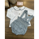 CONJUNTO BEBE NIÑO PETO MÁS CAMISA LLUVIA , BABIDU