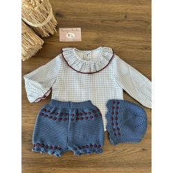 CAMISA BB MÁS CUBRE Y CAPOTA , LOLITTOS