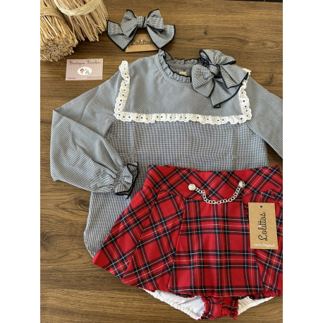 CAMISA A MÁS RANA/FALDA , LOLITTOS