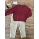 SET JERSEY MÁS PANTALÓN PUNTO , SPAGNOLO
