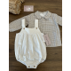 PELELE MÁS BLUSA BEBE LOREN , BALANCETE