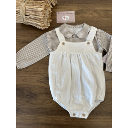 PELELE MÁS BLUSA BEBE LOREN , BALANCETE
