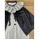 VESTIDO MAS CAPA TERCIOPELO , COPO